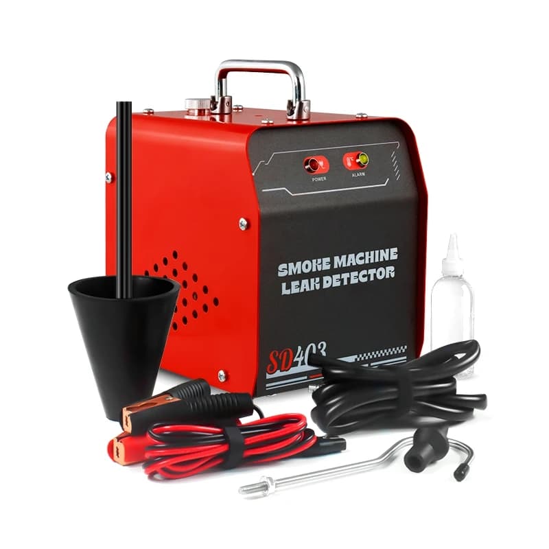 SD403 12V Automotive Macchina per l'ispezione del fumo Rilevatore di perdite di fumo per auto Diagnostica per sistemi di tubi Localizzatore di perdite veloce portatile