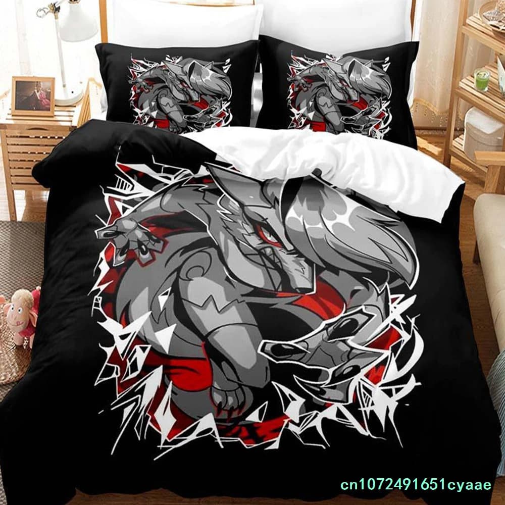 Loona Boss Bedding Set Single Twin Full Queen King Size Bed Set Adult Kid Bedroom Duvetcover Sets Anime Parure De Lit Bed