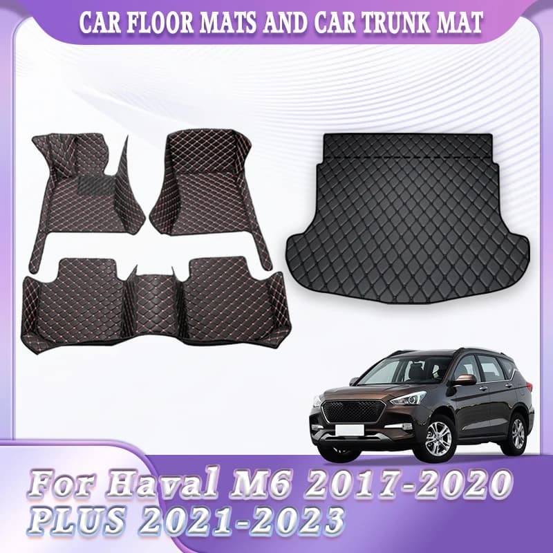 Tappetini per auto di lusso Tronco Liner Per Haval M6 2017-2020 M6 PLUS 2021-2023 Custom Fit Impermeabile Auto Interni Protezione Tappeto
