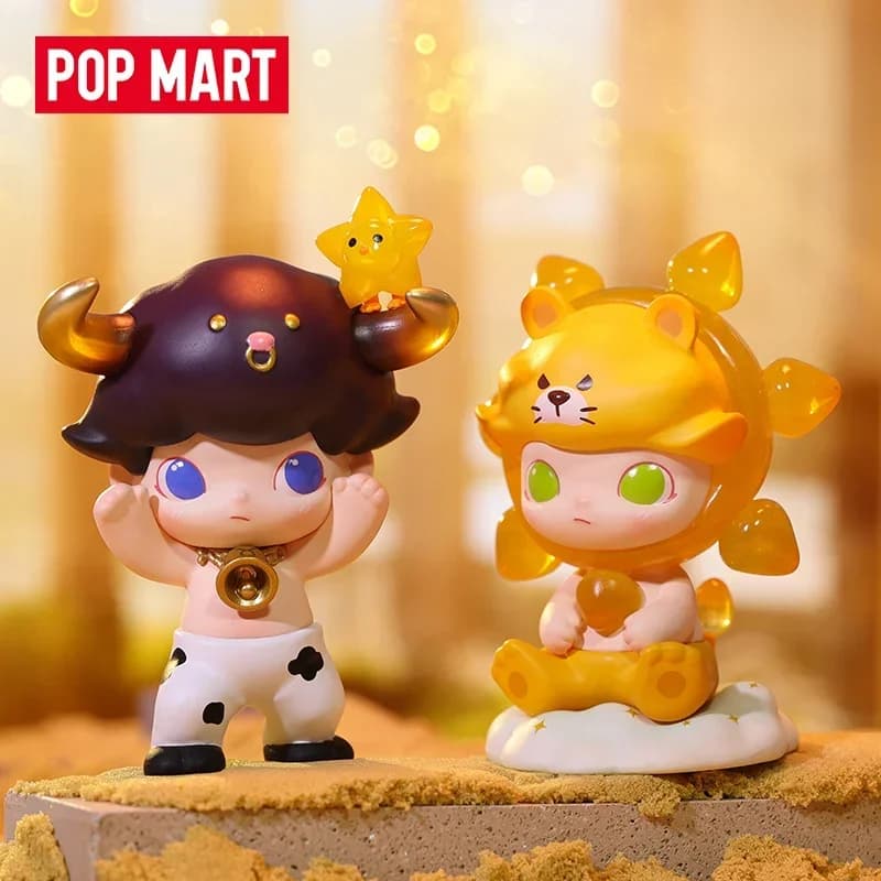 Pop Mart Dimoo Zodiac Series Blind Box Guess Bag Mystery Box Toys Doll Cute Anime Figure Ornamenti per il desktop Collezione regalo