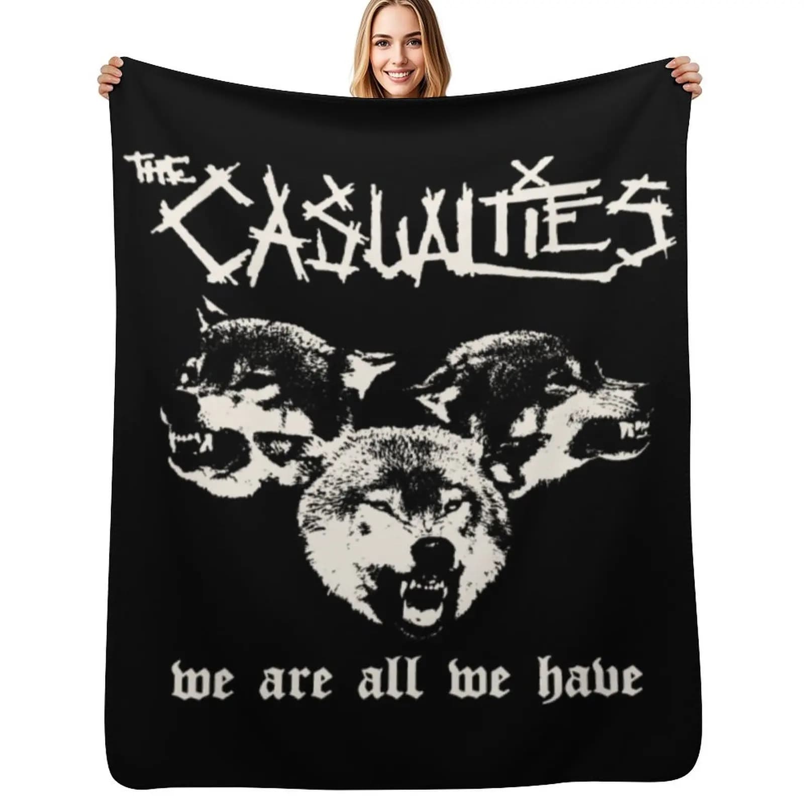T-shirt The Casualties della band The Casualties, coperta resistente allo sbiadimento e durevole