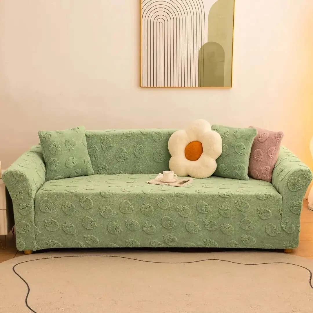 Jacquard Elasticized Cover for All Seasons, Breathable, for Sofas 1/2/3/4/5 Posts, Full Cover for Reclining Armchairs