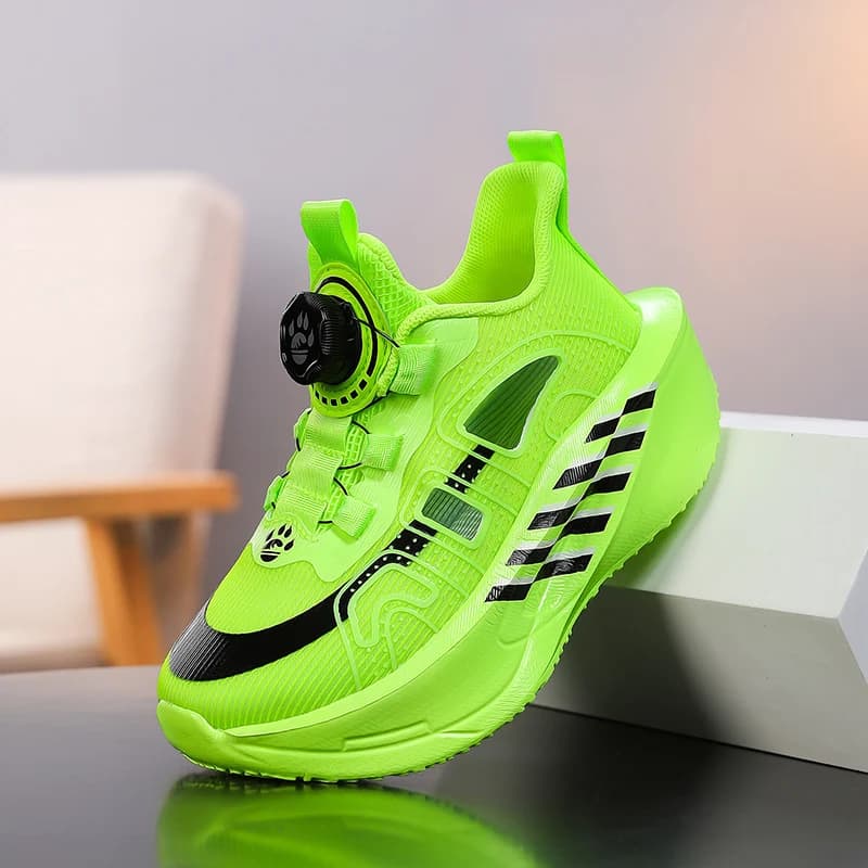 Scarpe da corsa per bambini, scarpe da ginnastica in rete traforata, scarpe da jogging, scarpe sportive, scarpe da passeggio fitness traspiranti e antiscivolo