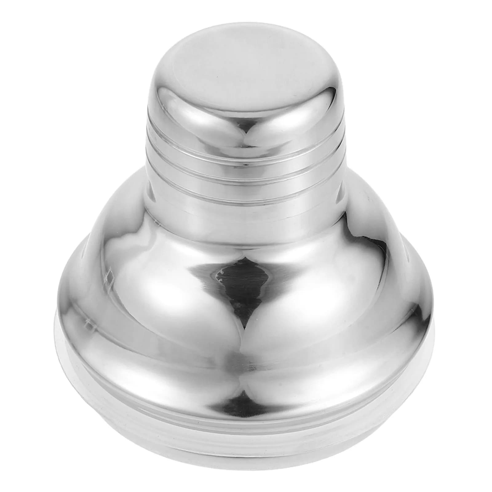 Coperchio per Shaker in Acciaio Inossidabile da 2,9 Pollici con Elegante Finitura in Vetro Intrecciato, Tappo di Ricambio per Shaker da Cocktail con Chiusura Sicura per Bar e Picnic