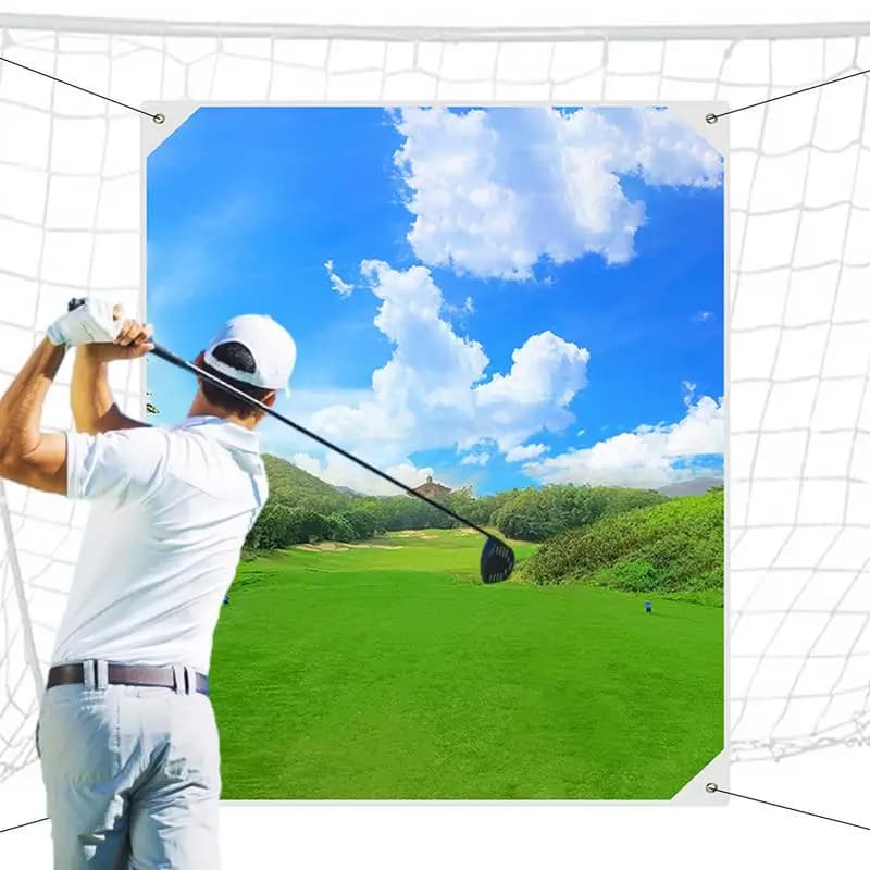 Schermi per colpire la pallina da Golf panno per colpire l'allenamento al coperto per il Golf aiuto per la pratica del Golf a basso rumore e aiuto per l'allenamento per interni