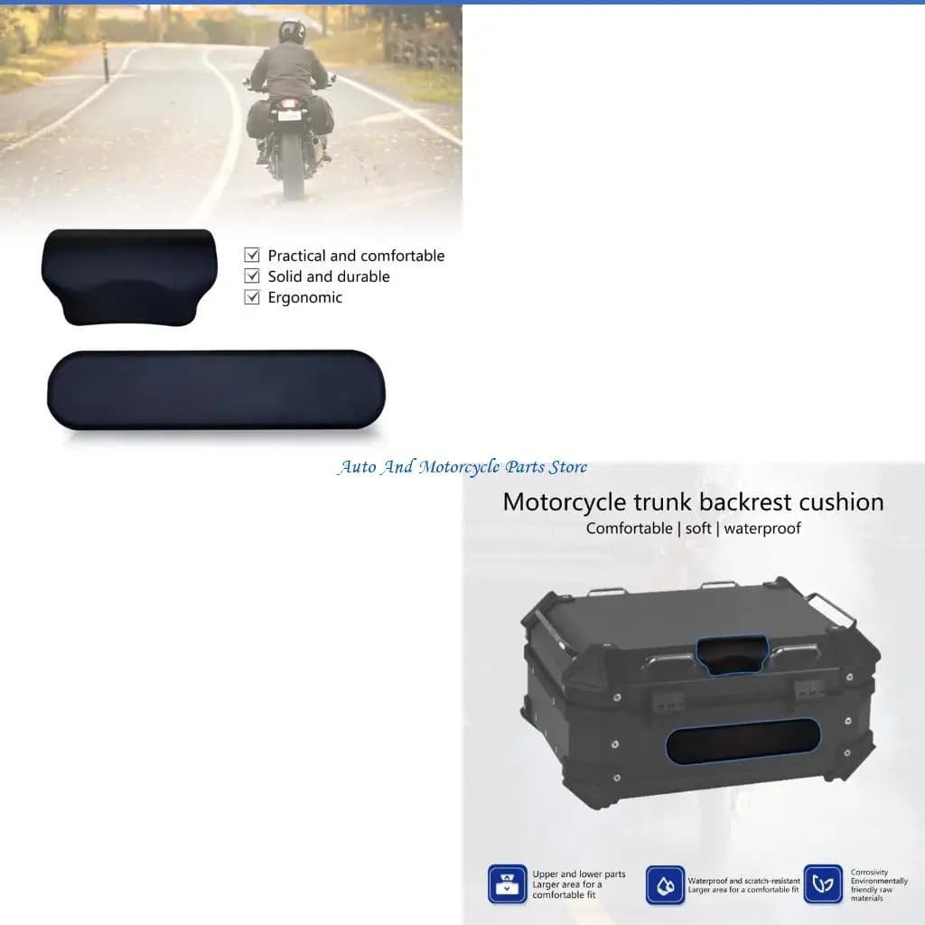 P9FD Versatile box posteriore per antiurto, cuscino per bagagli posteriori, cuscino per schienale, accessori per stoccaggio