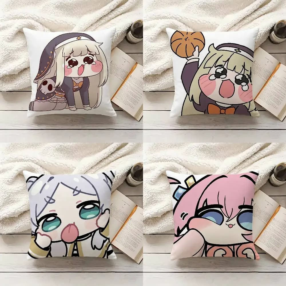 T-Trickcal C-Chibi Go G-Game Federa per cuscino da divano per soggiorno, adatta per la decorazione della camera da letto di casa
