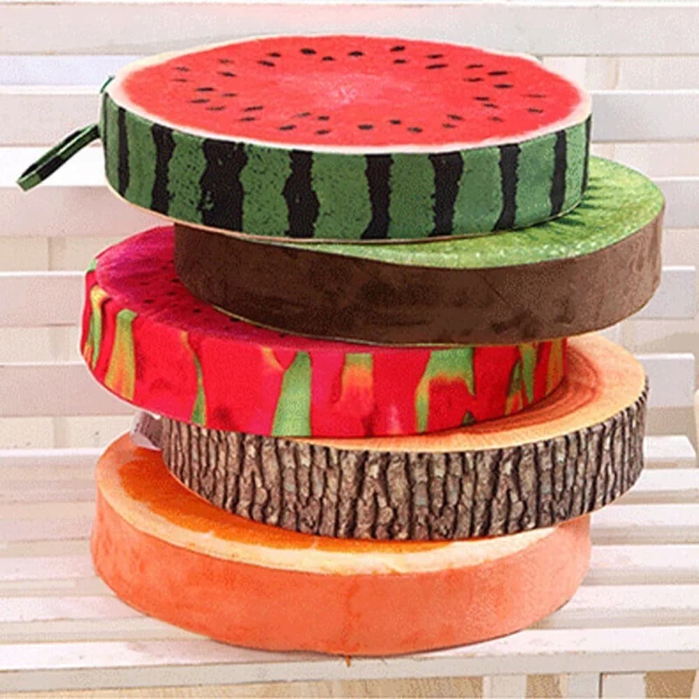 Cuscini Rotondi per Sedie, Comodi Cuscini da Giardino a Forma di Frutta, per Sala da Pranzo e Esterni