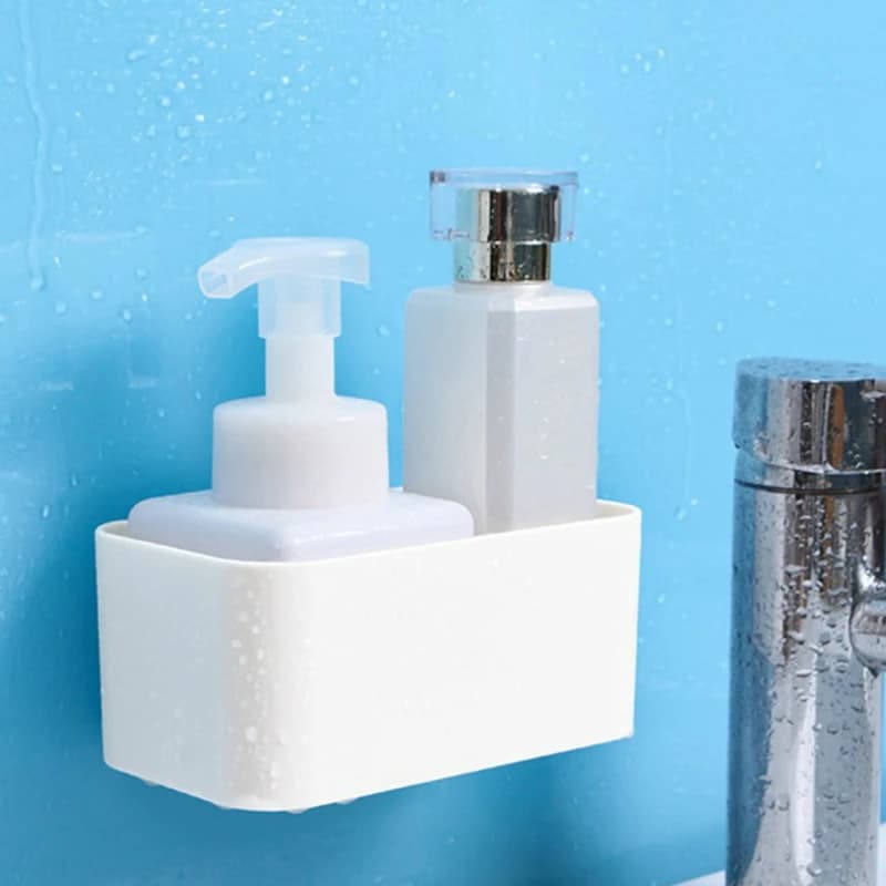 Organizzatore da parete, scatola portaoggetti per trucchi, mensola adesiva, appendiabiti, portaoggetti da cucina e bagno, organizer per cassetti, contenitore.