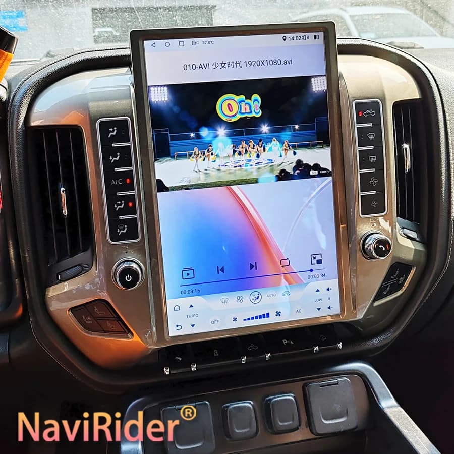 14.5 ''Schermo Carplay Per Chevrolet Silverado GMC Sierra 2014 2017 2018 2019 2020 Radio Multimediale Android Con Schermo Bluetooth