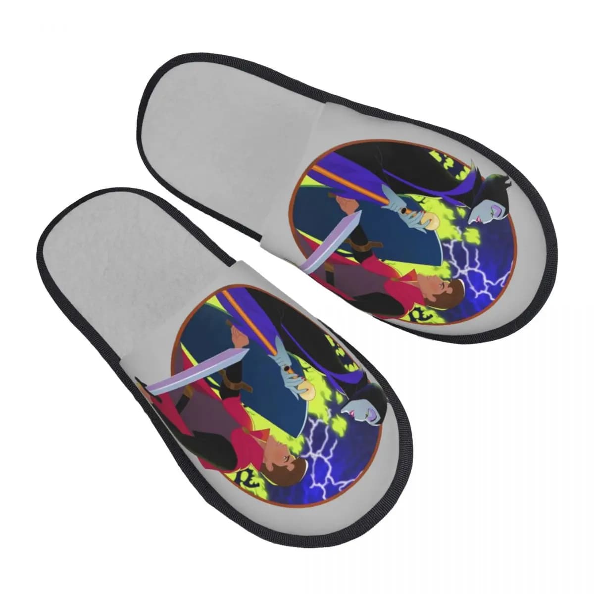 Maleficent Movie custom home Slippers, comfortable memory foam woman slippers, hotel shoes
