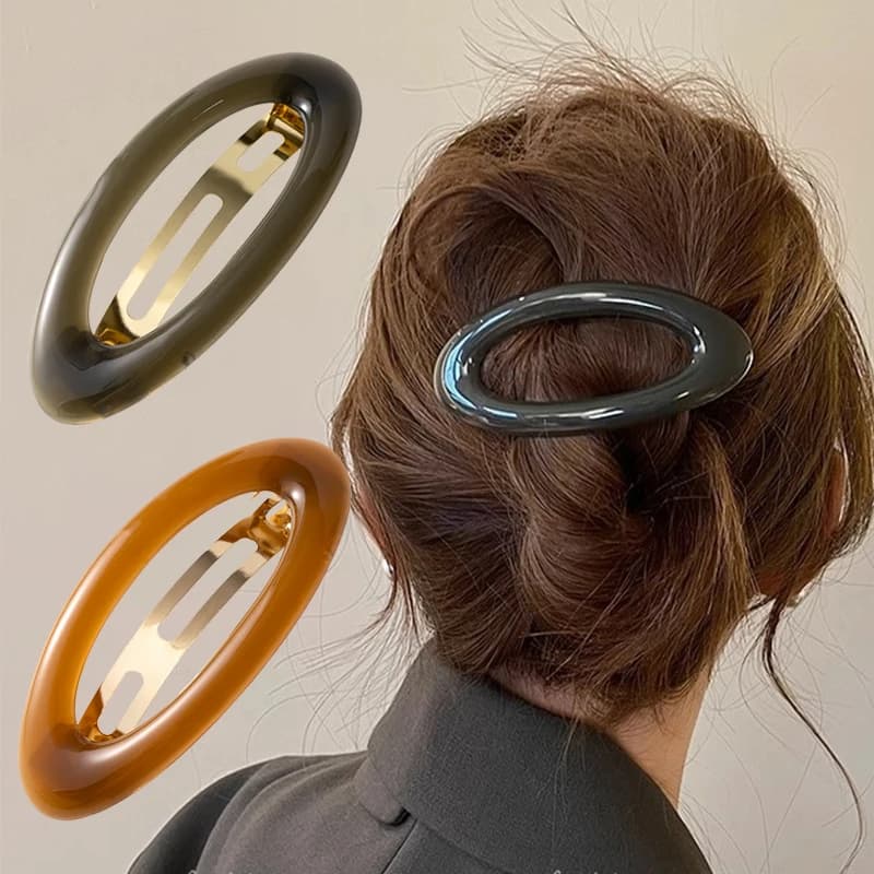 Korean Great Spring Hair Claw Dances Women Metal Gelatin Holder Horsetail Backing Barrettes Accessories For Girls Hair Fashion Hair Hair