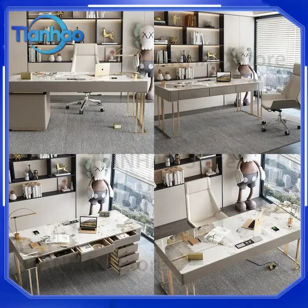 Wide Italian Organizer Computer Desk for Standing Gaming Drawer Home Office Laptop Desks Japanese Postmodern Furniture