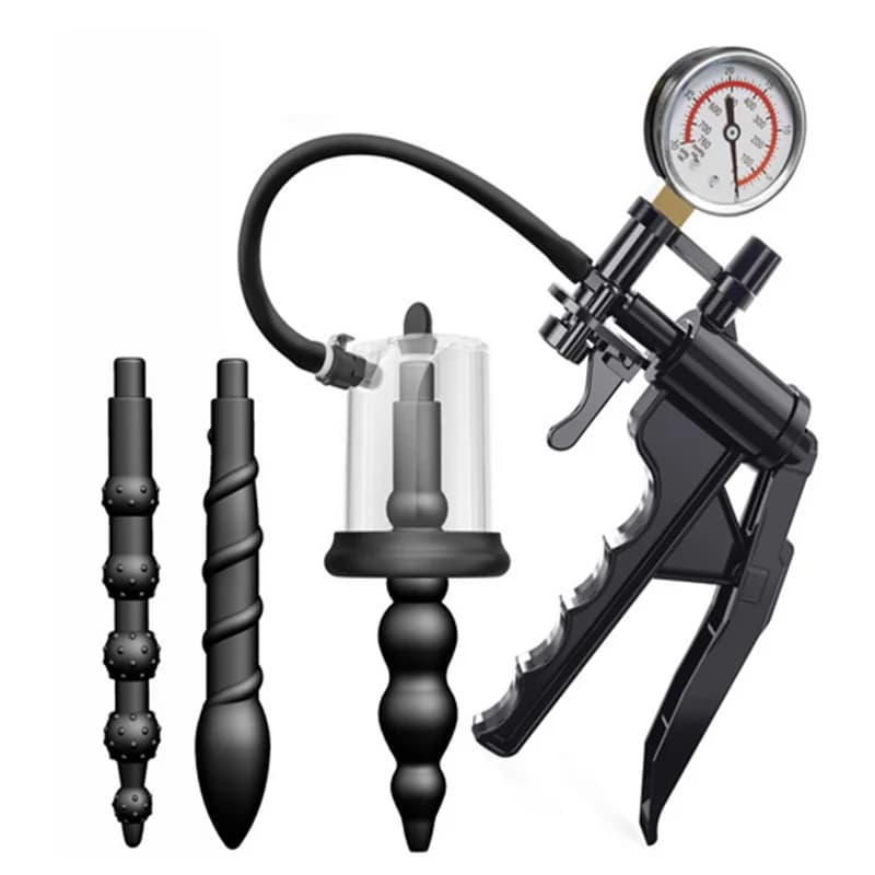 Powerful manual manual air pressure vacuum pump Butt plug male masturbators female massage prostate sex toys for women men 18 +