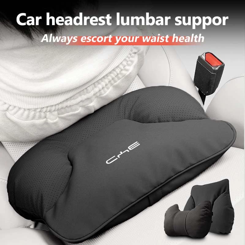 Car Seat Lumbar Back Support Headrest Soft Neck Pillow Cushion For BYD 3 Yuan F3 E6 F0 G3 I3 Plus Ea1 Song Max Tang