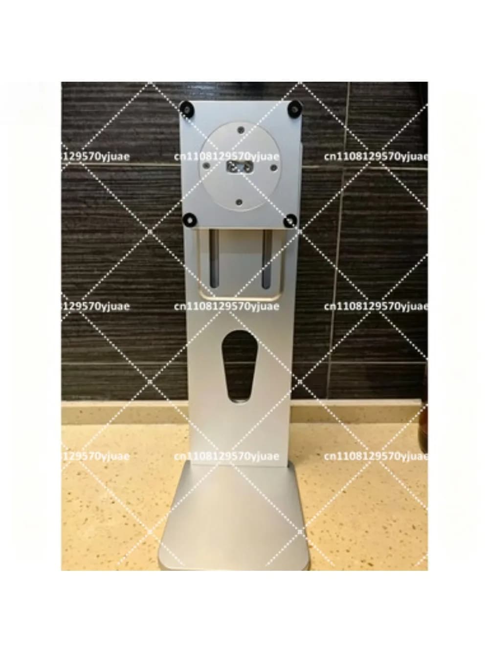 Aluminum Alloy Monitor Arm Bracket, Height Adjustable Rotating Stand for 24-34 Inch Computer Screens