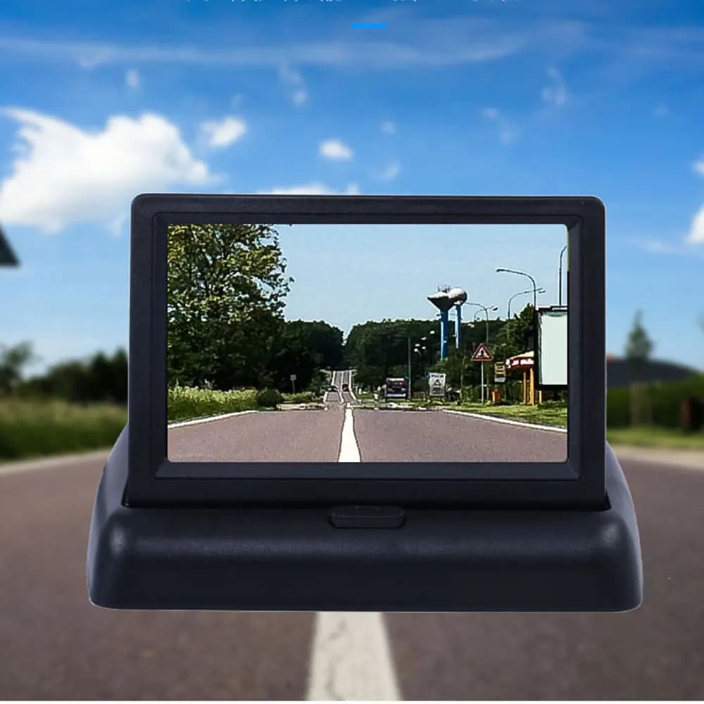 4.3 Inch Color LCD TFT Foldable Mirror HD Car Monitor Display for Back Camera Backup Reaverse