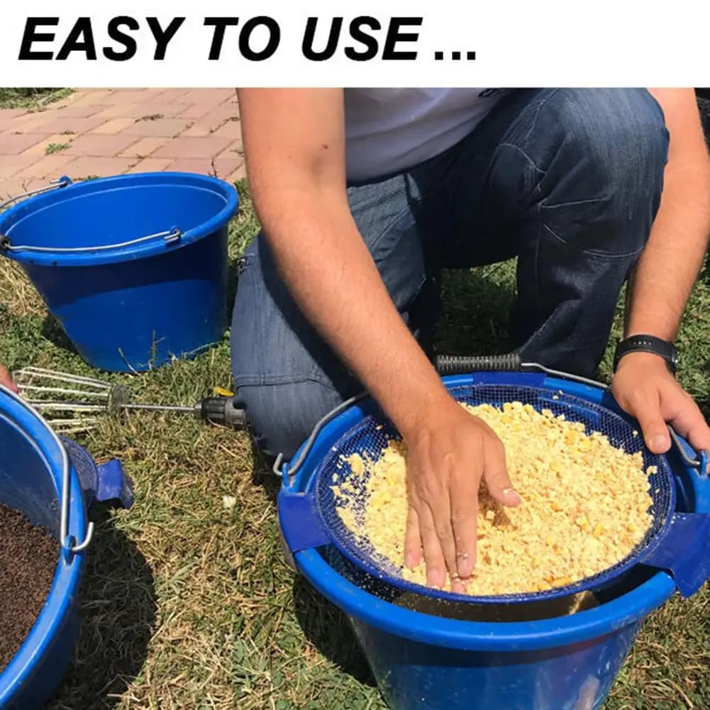 Attrezzatura da Pesca, Esche, Lame in Acciaio Inox, Miscelatore per Pastura, Frusta per Esche da Pesca alla Carpa, Accessori per Miscelazione