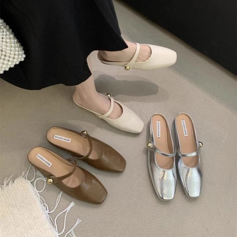 Ciabatte piatte da donna in PU, casual, tinta unita, antiscivolo, suola in gomma, leggere, per tutti i giorni, da interno ed esterno, eleganti, comode, basic, di tendenza