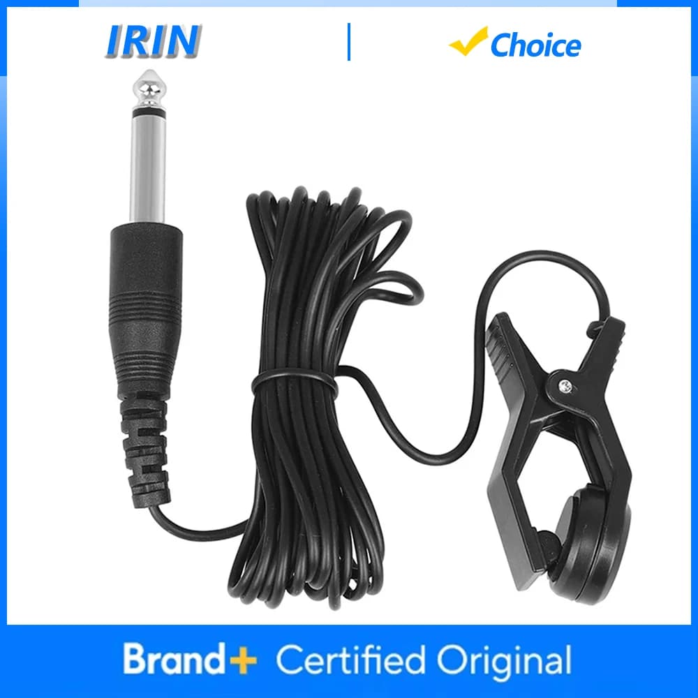 IRIN Pickup per Chitarra, Trasduttore Amplificatore Clip-On per Foro Acustico, per Chitarra Classica/Acustica, Violino, Banjo, Mandolino, Ukulele, Sax