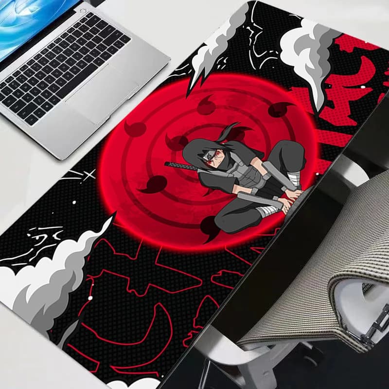 Uchiha Itachi Madara N-Naruto Uzumaki Mouse Pad Notbook Gamer Tastiera Rubber Anti-slip Computer Mat PC Desk Mat Gamer MousePad
