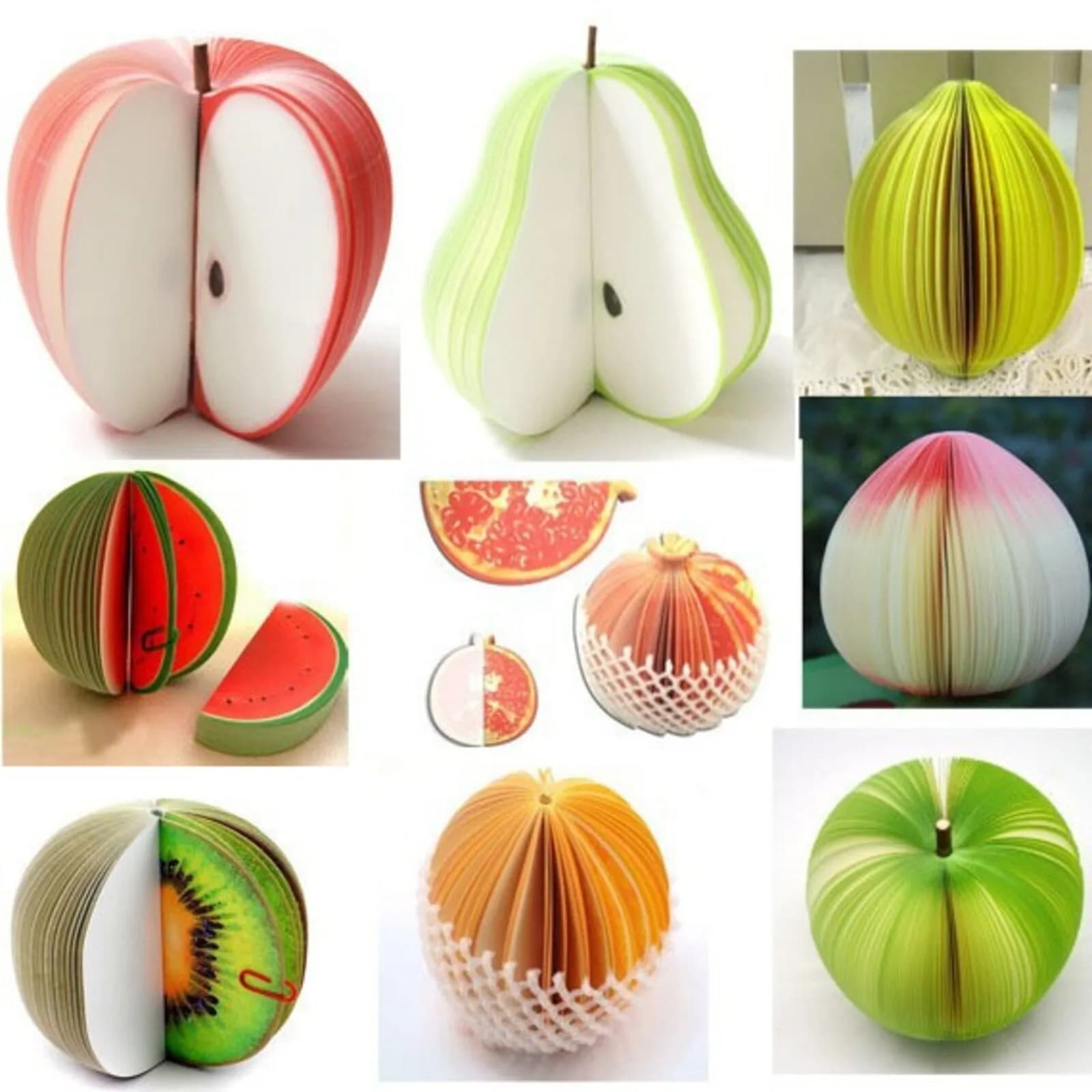 Simpatiche note adesive Blocco note a forma di frutta Decorazioni da tavolo Blocco note post Blocco note creativo fai da te Blocco note adatto per prendere appunti quotidiano