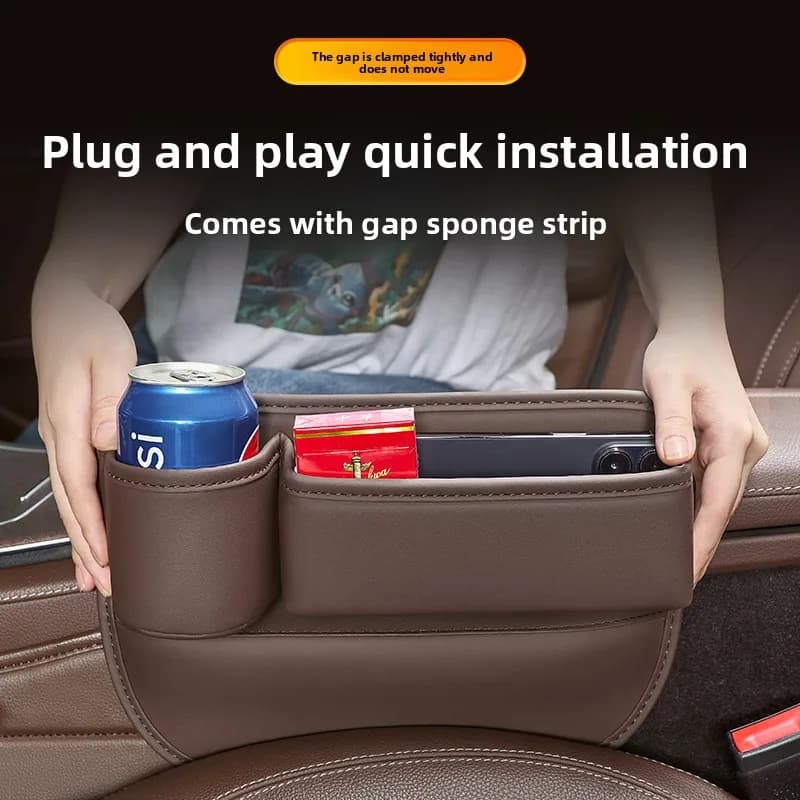 Per Citroen C4 C5 X DS 4 2020 ~ 2025 Seggiolino Auto Gap Laterale Scatola di Immagazzinaggio di Riempimento Con Portabicchieri Multiuso Organizer caso accessori
