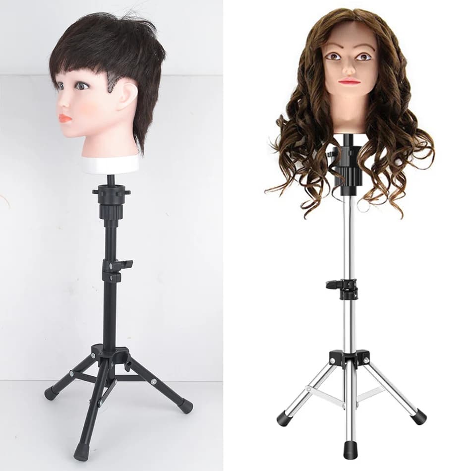150cm Wig Stand Tripod Mannequin Head Stand for Mannequin Training Head Holder Hairdressing Clamp Tripod Stand Holder