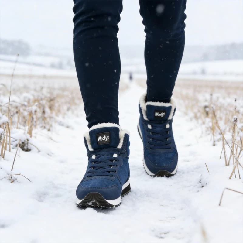 Stivali da Uomo Casual Caldi, Scarpe alla Caviglia per Uomo, Sneakers con Pelliccia, Calzature Comode da Donna, Stivali da Neve con Piattaforma per l'Inverno