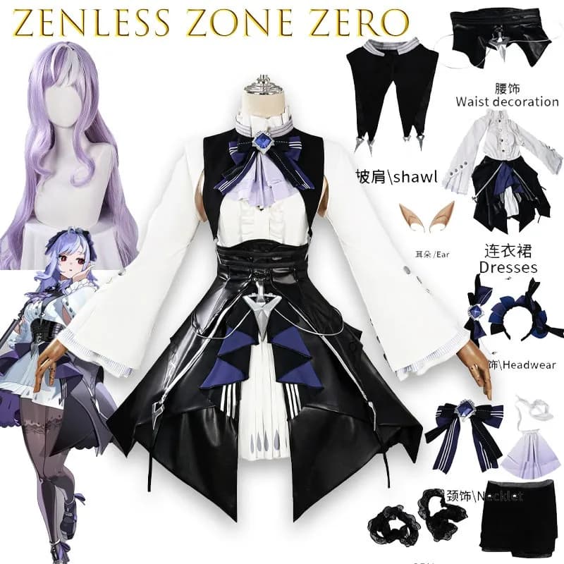 disfraz adulto Game Zenless Zone Zero Vivian Cosplay Costume Full Set Uniform Vivian Cosplay Costume Carnival Outfits