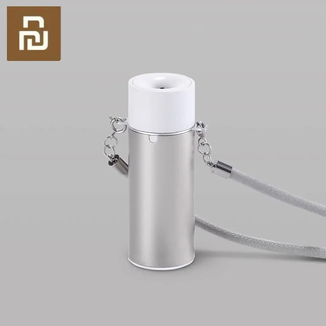 Miaomiaoce Purificatore d'aria portatile agli ioni negativi Rilascio purificazione dell'aria per polvere Fumo di seconda mano Antibatterico USB ricaricabile
