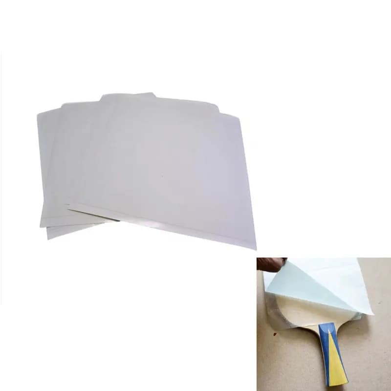 5/10 pieces two-sided adhesive paper glue sheet for mounting tires and ping pong blades, ping pong racket diy tools