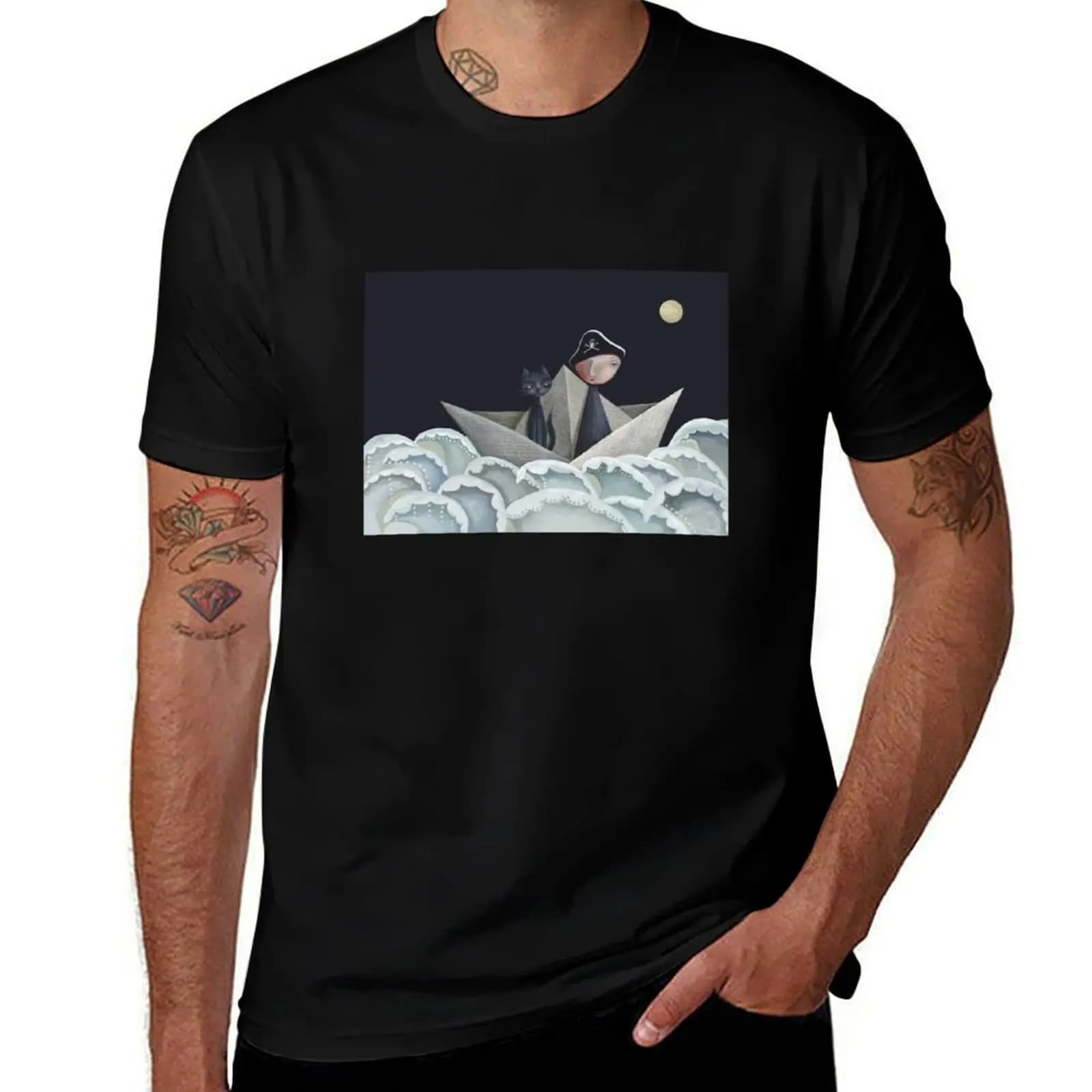 The Pirate Ship T-Shirt Breathable Mesh Panel T-Shirt