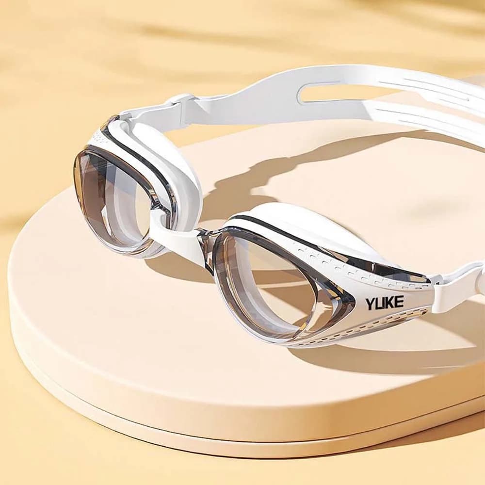 Waterproof Swimwear Naso Detachable TPU Large Frame Swimming Glasses with Contrast Colors Swimming Glasses with HD lens for PC