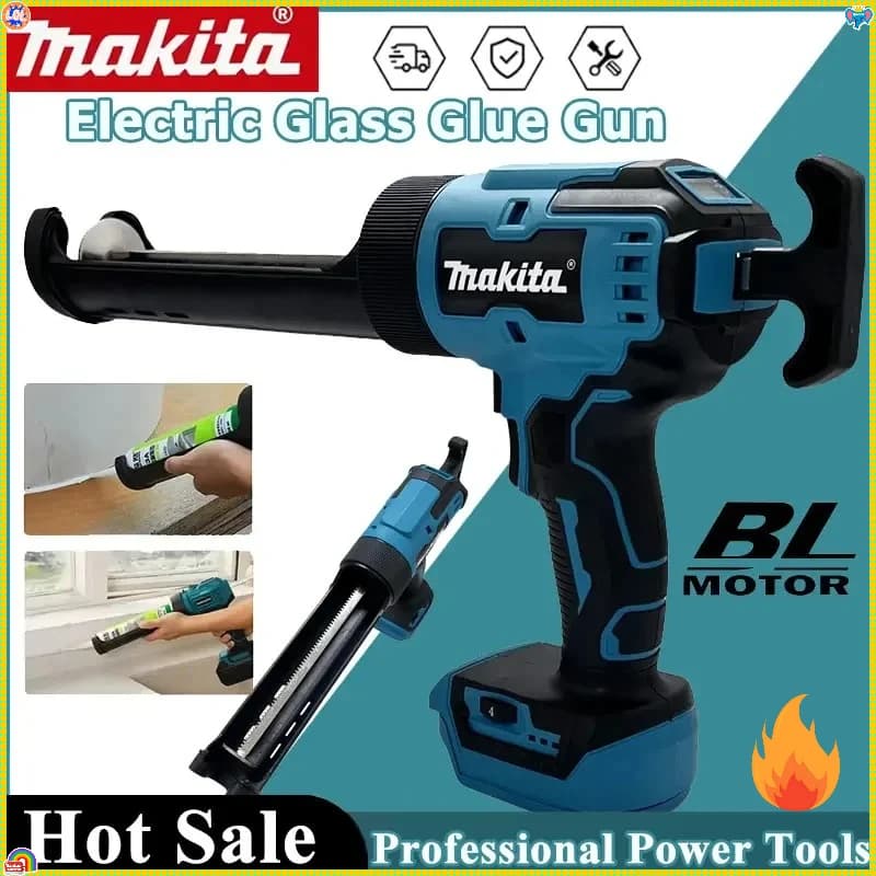 Makita wireless electrical glue gun, multifunctional electrical sealing gun, portable, for filling and sealing, for 18V battery electric tools