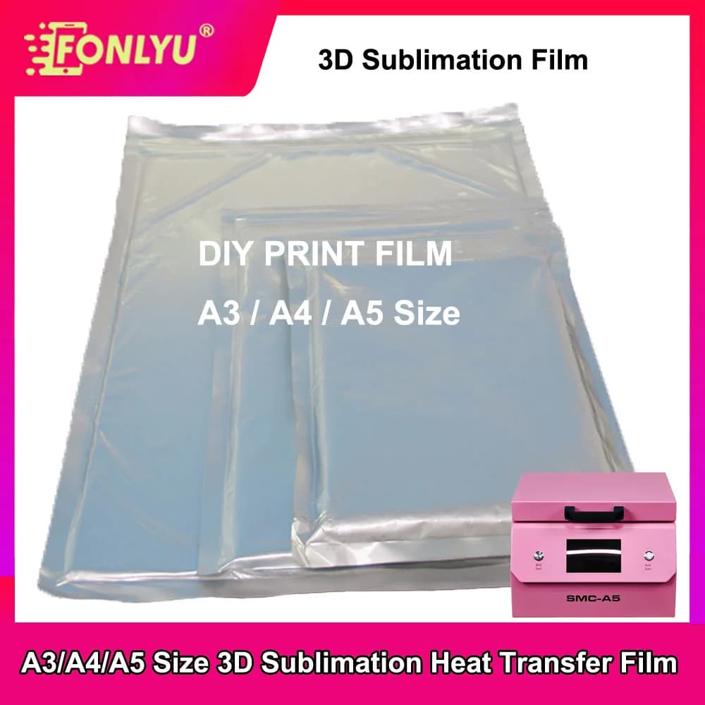 FONLYU Carta TL-XP 3D Pellicola di sublimazione Pressa di calore Trasferimento Custodia per telefono vuota Stampa fai da te per iPhone 17 16 15 14 Pro Max Cover