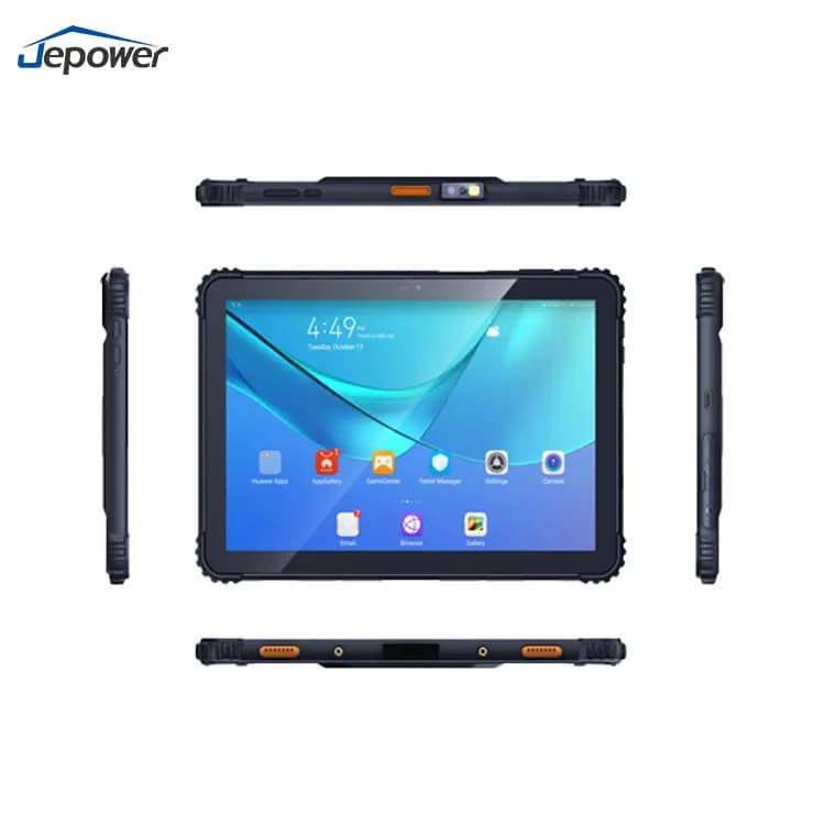 Tablet industriale Android 10 con NFC IP67 Robusto supporto scheda SIM 4G Accesso alle impronte digitali - Stock di computer per tablet PC NFC industriale