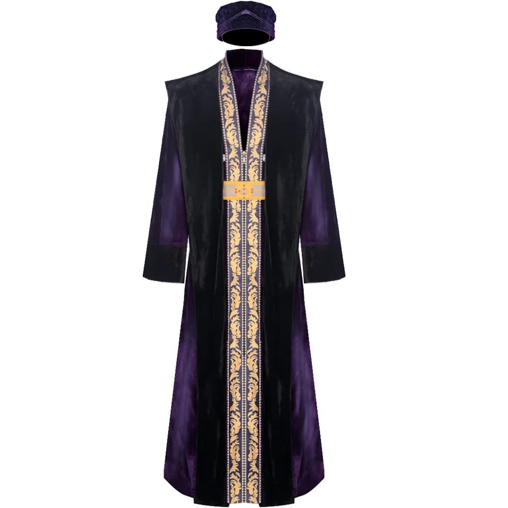 Dumbledore 2025 Adult Costume, Cosplay Hat Dress, Halloween Dress and Mask Party