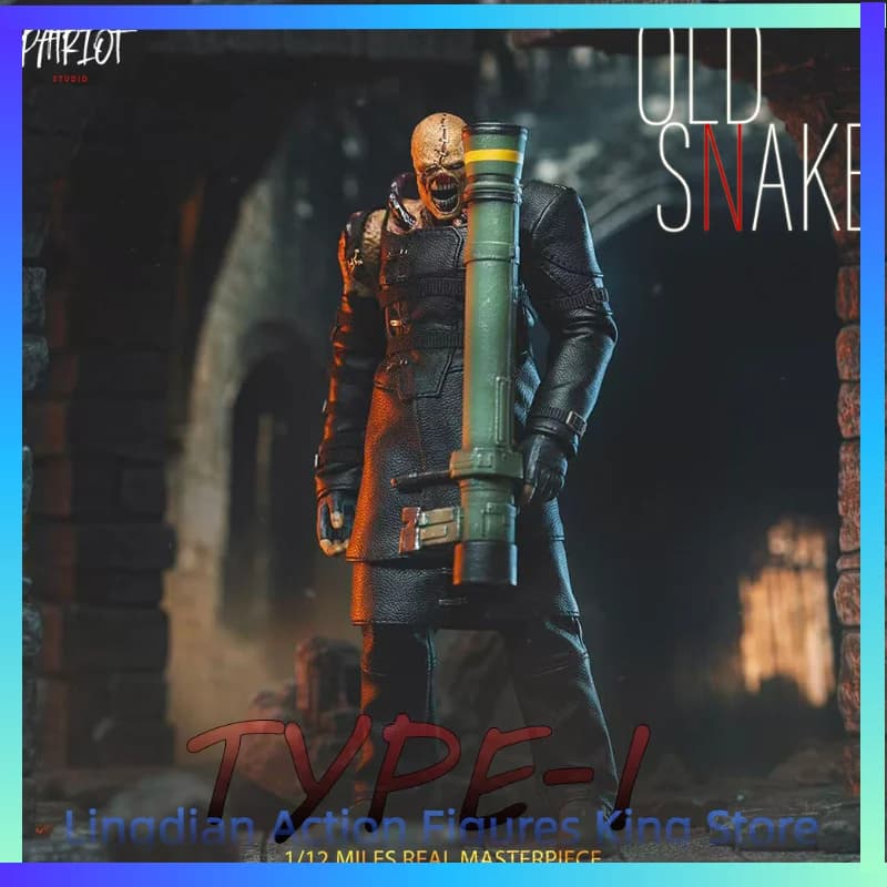 Patriot Studio Classic Tracker Oldsnake 1/12 Modello di Personaggio Animato Action Figure Giocattolo da Collezione Regalo