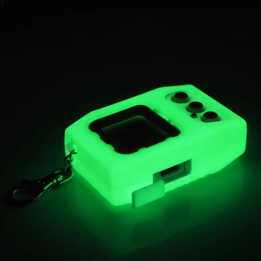 Per Digimon Pendulum COLOR Custodia in silicone che si illumina al buio, verde e blu, per Digimon Pendulum COLOR, custodia protettiva