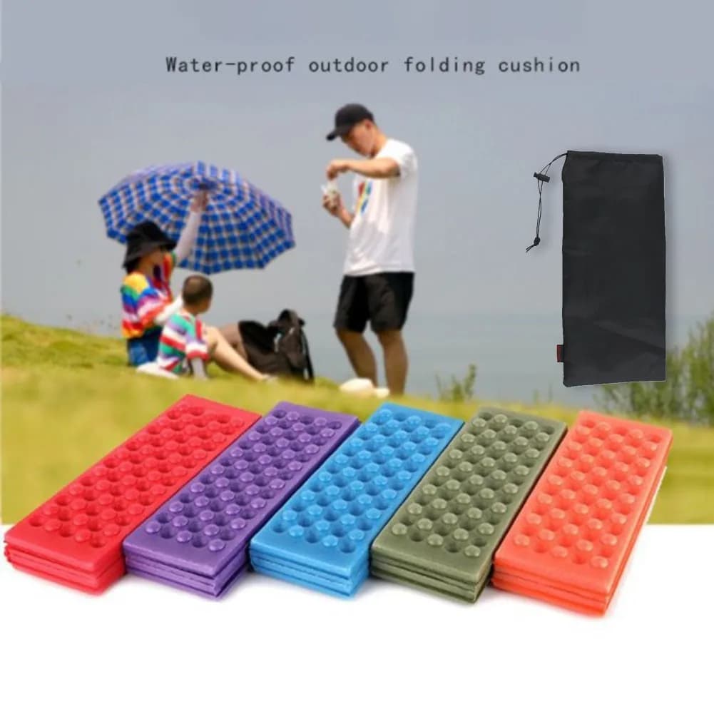 1 pz pieghevole da campeggio esterno cuscino a prova di umidità cuscino XPE tappetino per sedia portatile tappetino da picnic all'aperto accessori