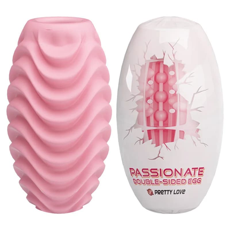 Male Masturbator Egg Silicone Penis Stroker Cup Sex Shop Goods Adult Erotic Toy Portable Oral Sex Toy Masturbation Cup