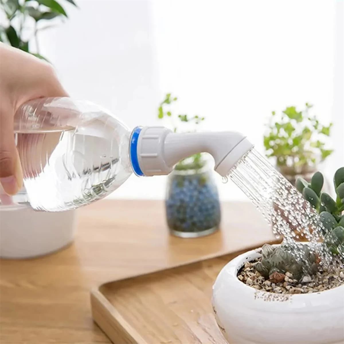 Set da 1/10 Pezzi: Spruzzatore da Giardino Portatile, Ugello per Irrigazione Piante, Strumento per Annaffiare con Bottiglia in Vetro
