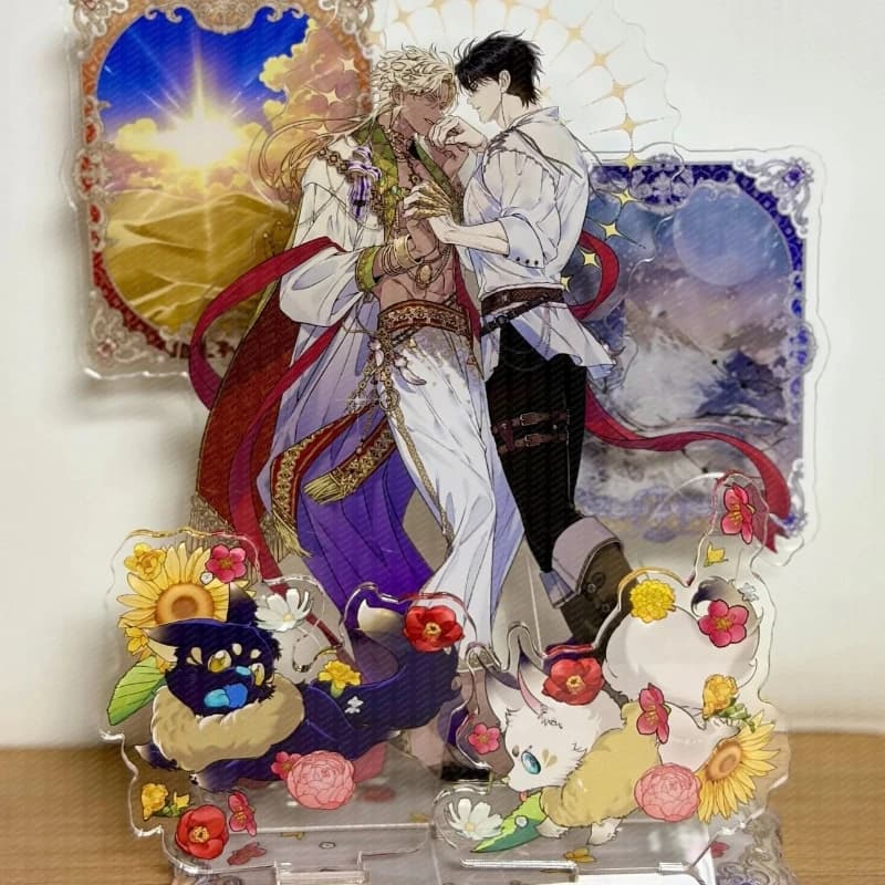 Anime Master's Peace: La pace di Dio di An Pyeonghwa Ju Incheol ‌ Supporto per Figure in Acrilico per Cosplay, Accessorio Ornamentale e Oggetto di Scena