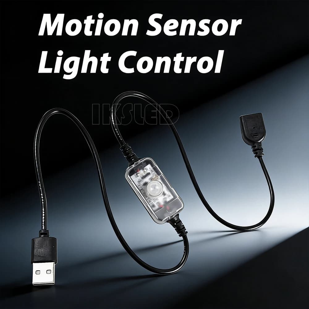 Interruttore Intelligente con Sensore di Movimento PIR Personalizzabile, Funzionamento Notturno, Controllo Luce 5V 12V 24V On/Off