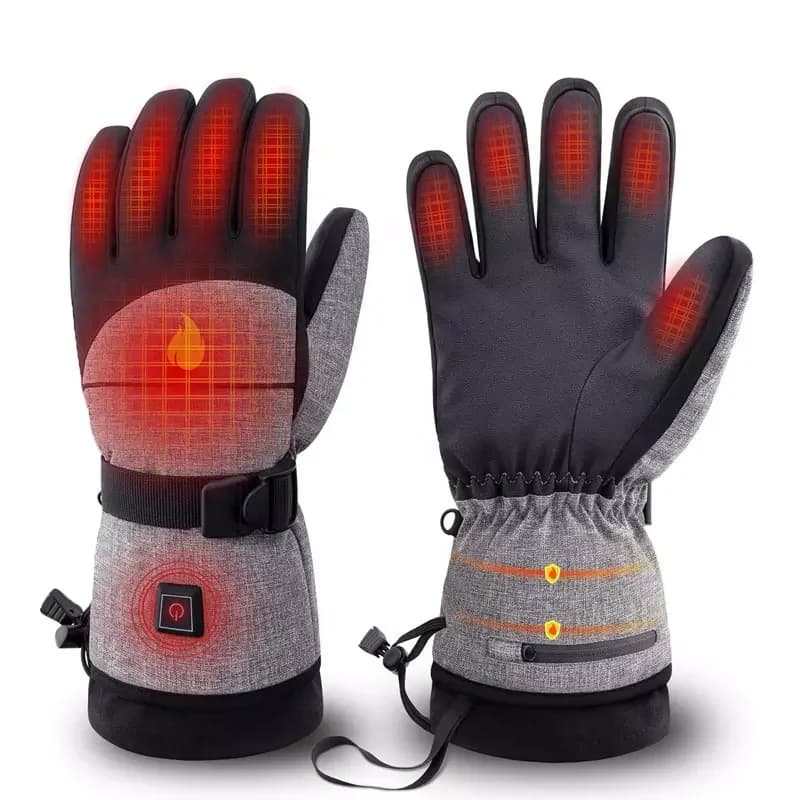 In Stock Rechargeable Warm Heated Gloves Waterproof Winter Ski and Outdoor Sports Gear for Snowboard Motorcycle Racing Cycling