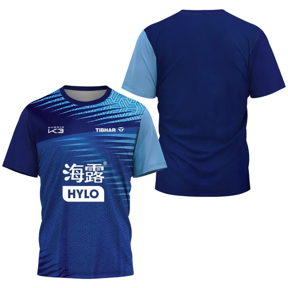T-shirt da uomo Felix Lebrun Beach Surfing 2026 Singapore, girocollo, manica corta, traspirante, ad asciugatura rapida, per tennis da tavolo