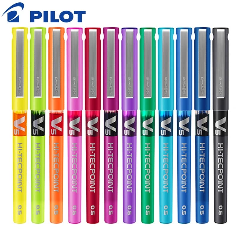 1PCS Pilot Ago Pennino Penna Gel V5 Penna a sfera a base d'acqua Cancelleria Forniture per ufficio Scrittura 0.5mm BX-V5 Materiale scolastico Kawaii