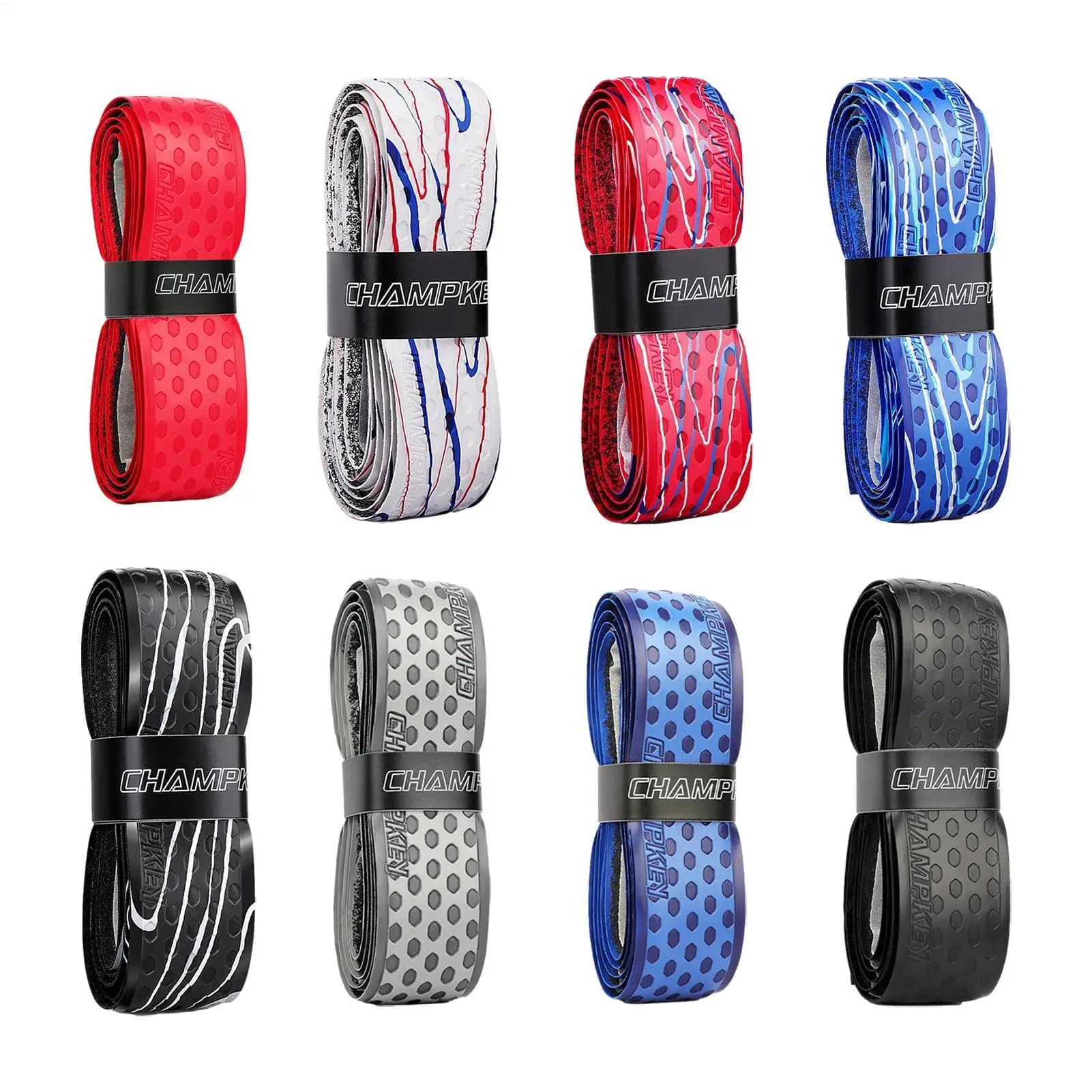 Non-slip tape for rackets, 1m wrap, reduces friction for tennis, badminton, baseball and outdoor sports