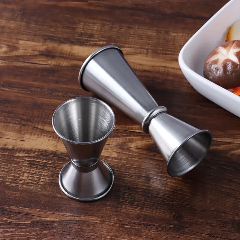 2/4/6 pezzi misurino a doppio lato misurino in acciaio inossidabile misurino cocktail shaker bevanda spirito misura jigger cucina barware strumento